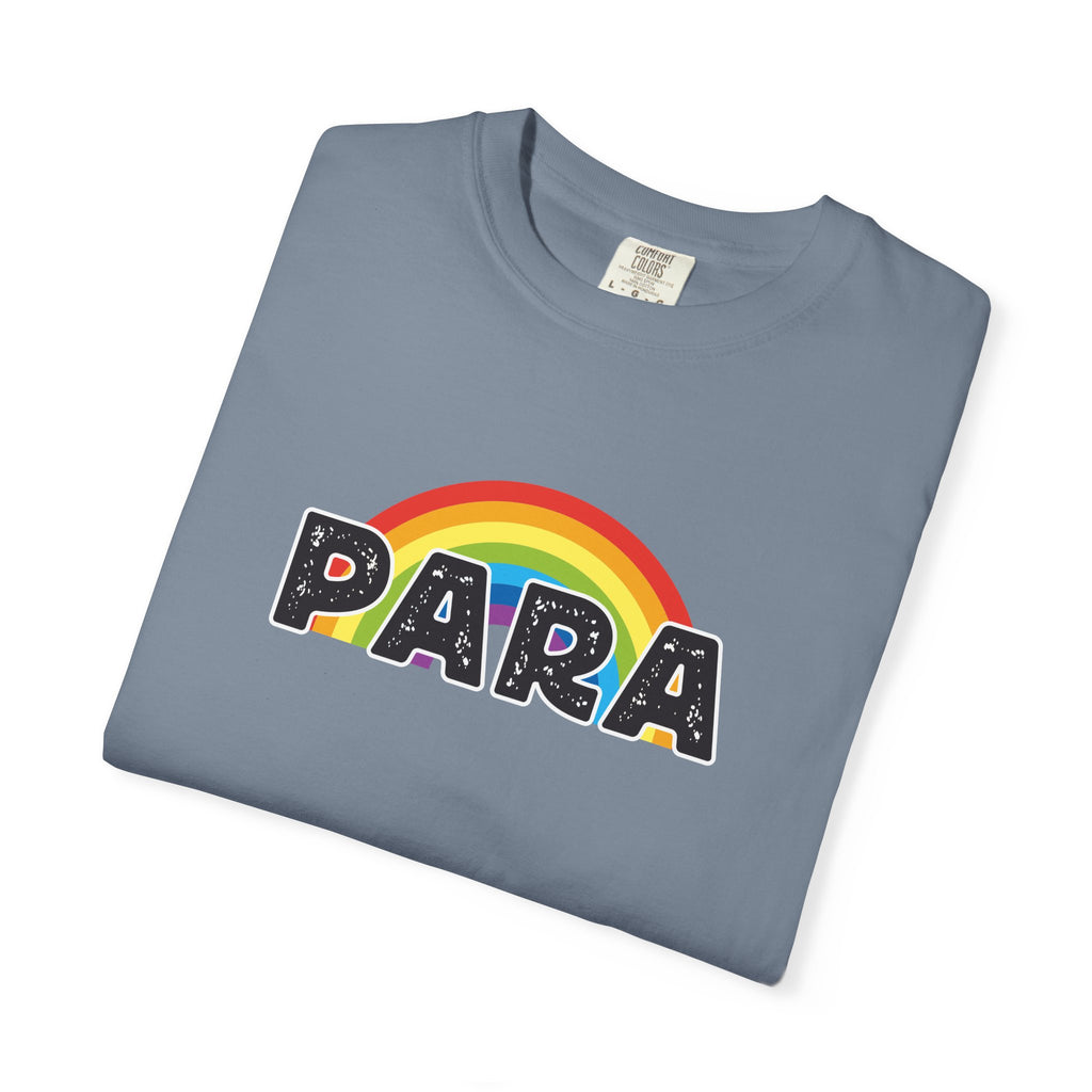 PARA Rainbow Graphic T-Shirt – Colorful Pride-Inspired Lettering