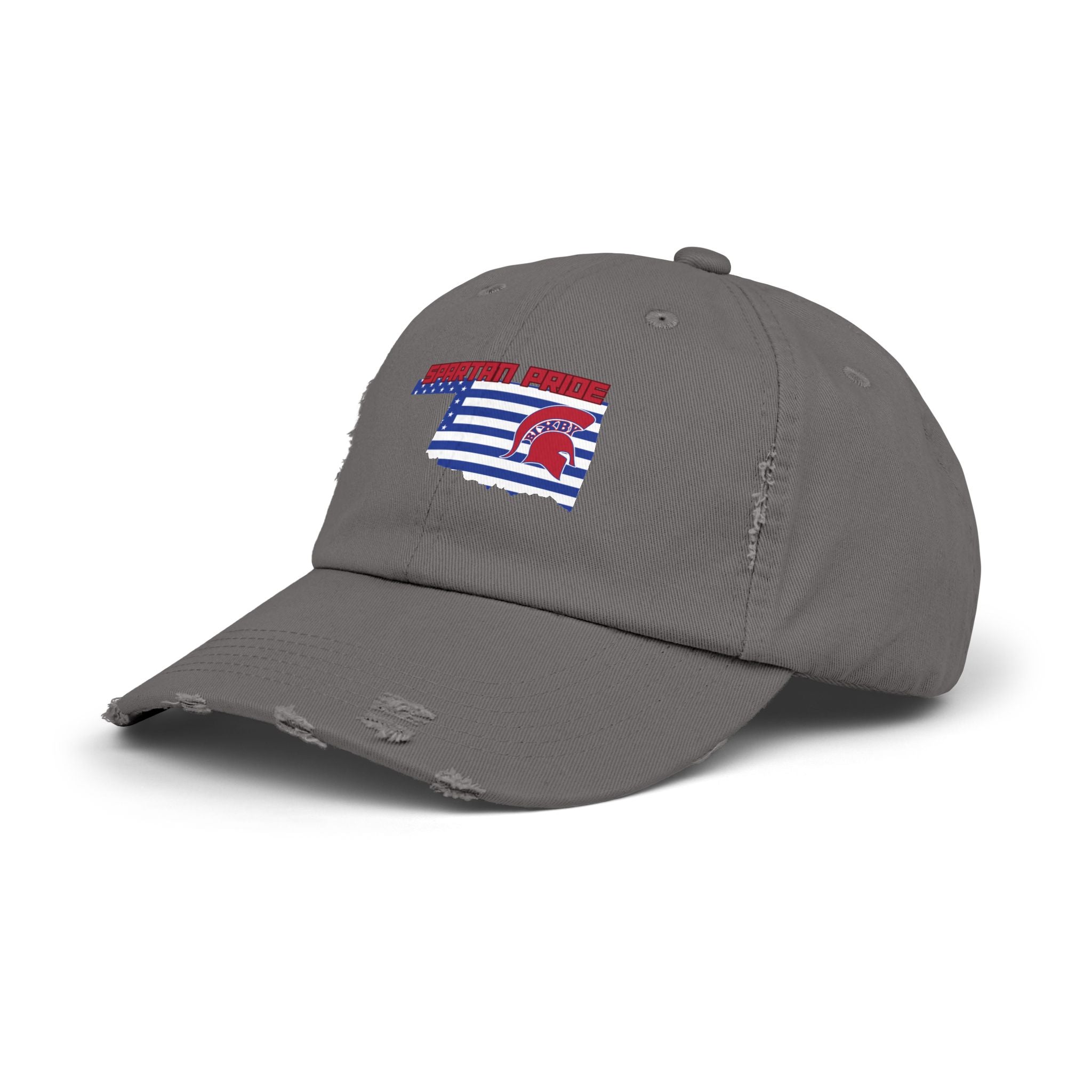 Bixby Spartan Pride Distressed Cap