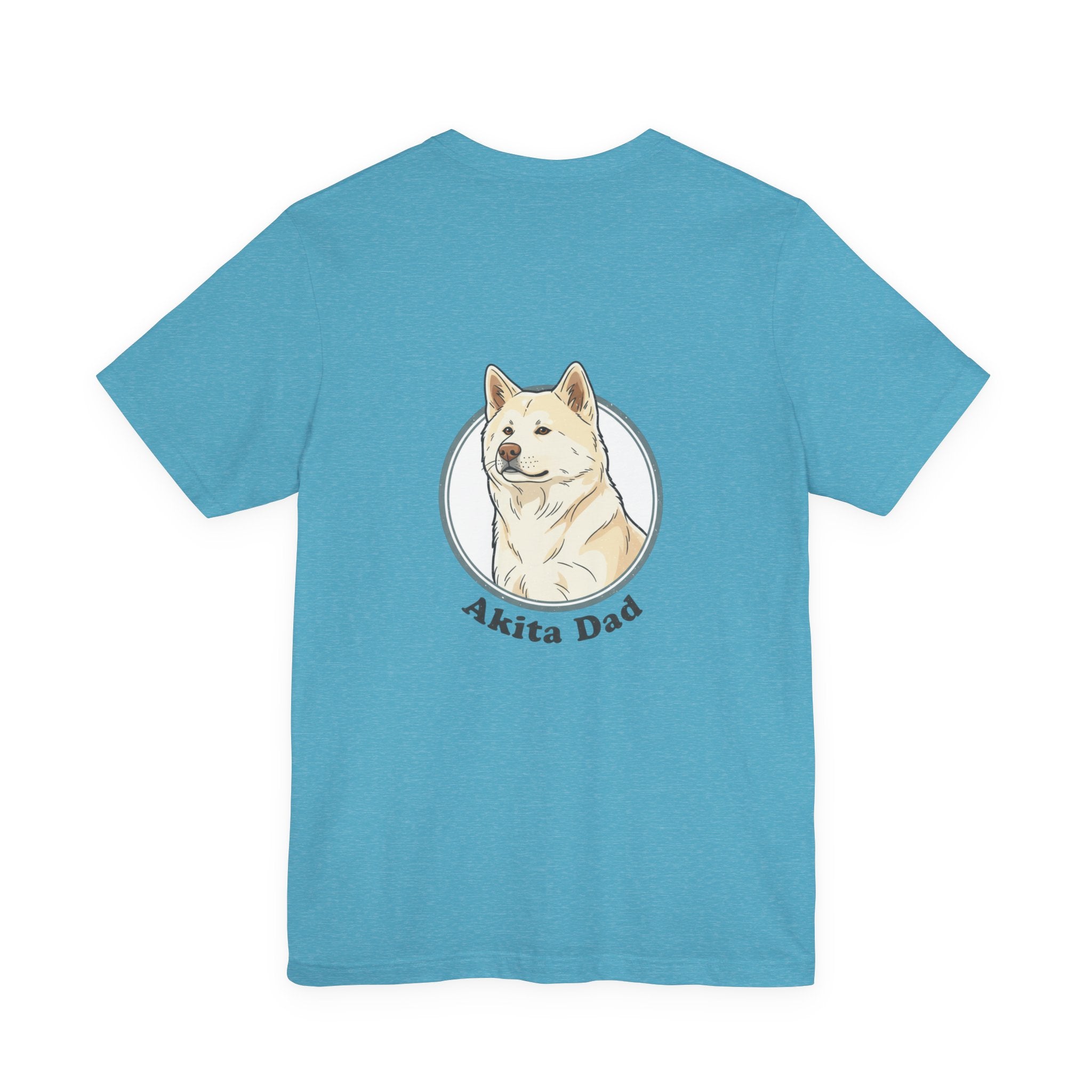 Akita Dad T-Shirt — Cute Akita Dog Graphic Tee for Dog Lovers