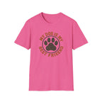Dog Lover T‑Shirt — "My Dog Is My Best Friend" Paw Print Tee