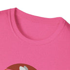 Retro Sunset Bunny T-Shirt — Cute Rabbit Vintage Stripe Tee