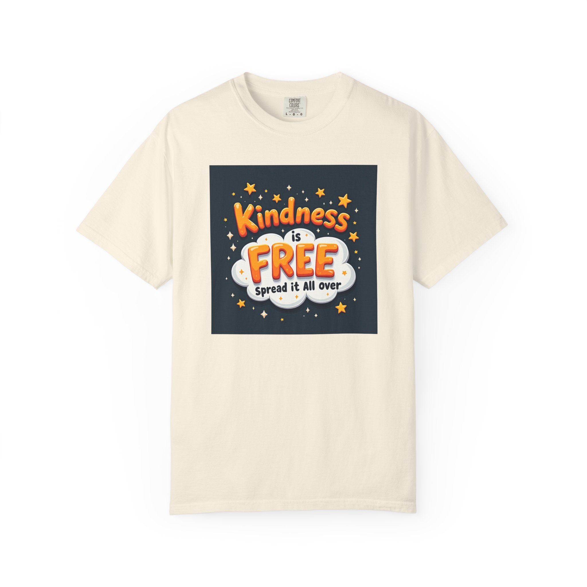 Kindness Is Free T-Shirt — 'Spread It All Over' Positive Graphic Tee