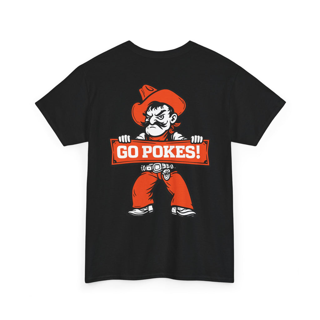 Go Pokes! Cowboy Mascot T-Shirt — Retro 1890 Oklahoma State Fans Tee