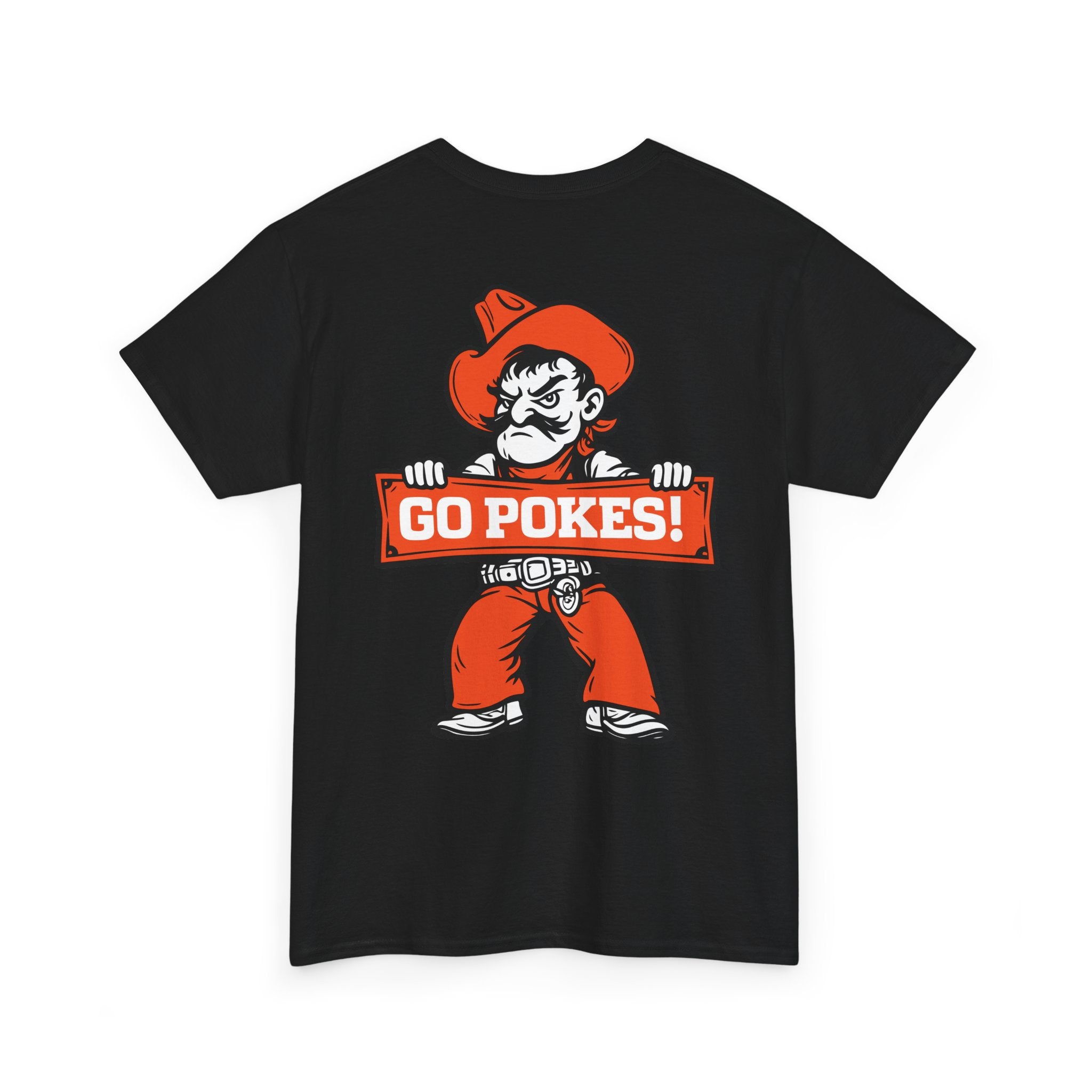 Go Pokes! Cowboy Mascot T-Shirt — Retro 1890 Oklahoma State Fans Tee