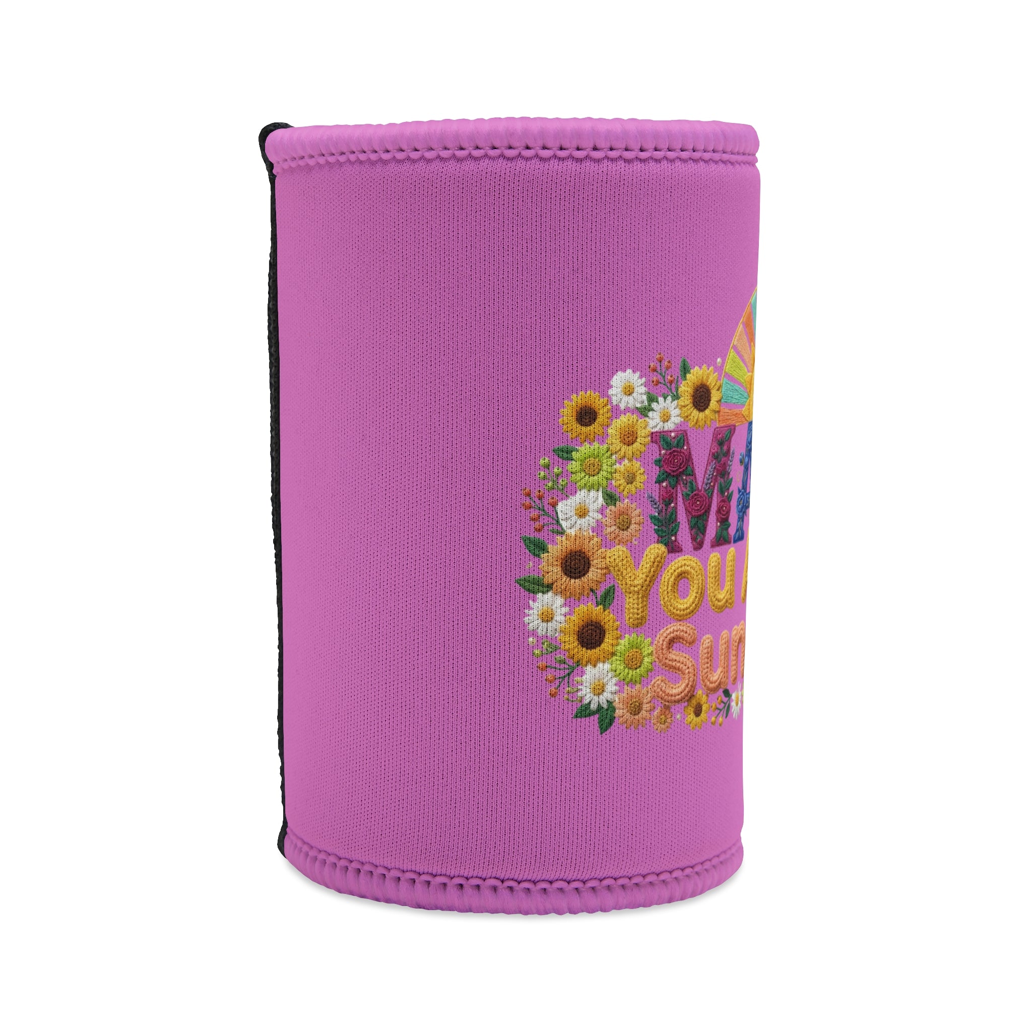 Stubby Cooler — Mama You Are My Sunshine Pink Can Cooler (Mother’s Day Gift)