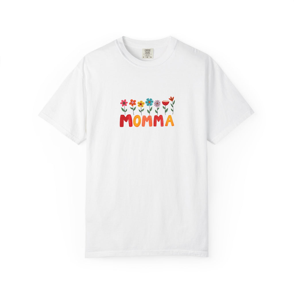 Momma Floral T-Shirt — Cute Colorful 'MOMMA' Mother's Day Tee