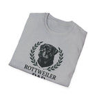 Rottweiler Dad T-Shirt — Dog Dad Tee with Rottweiler Portrait