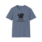 Pocket Adventurer T-Shirt — Cute Hiking Mouse Graphic Tee