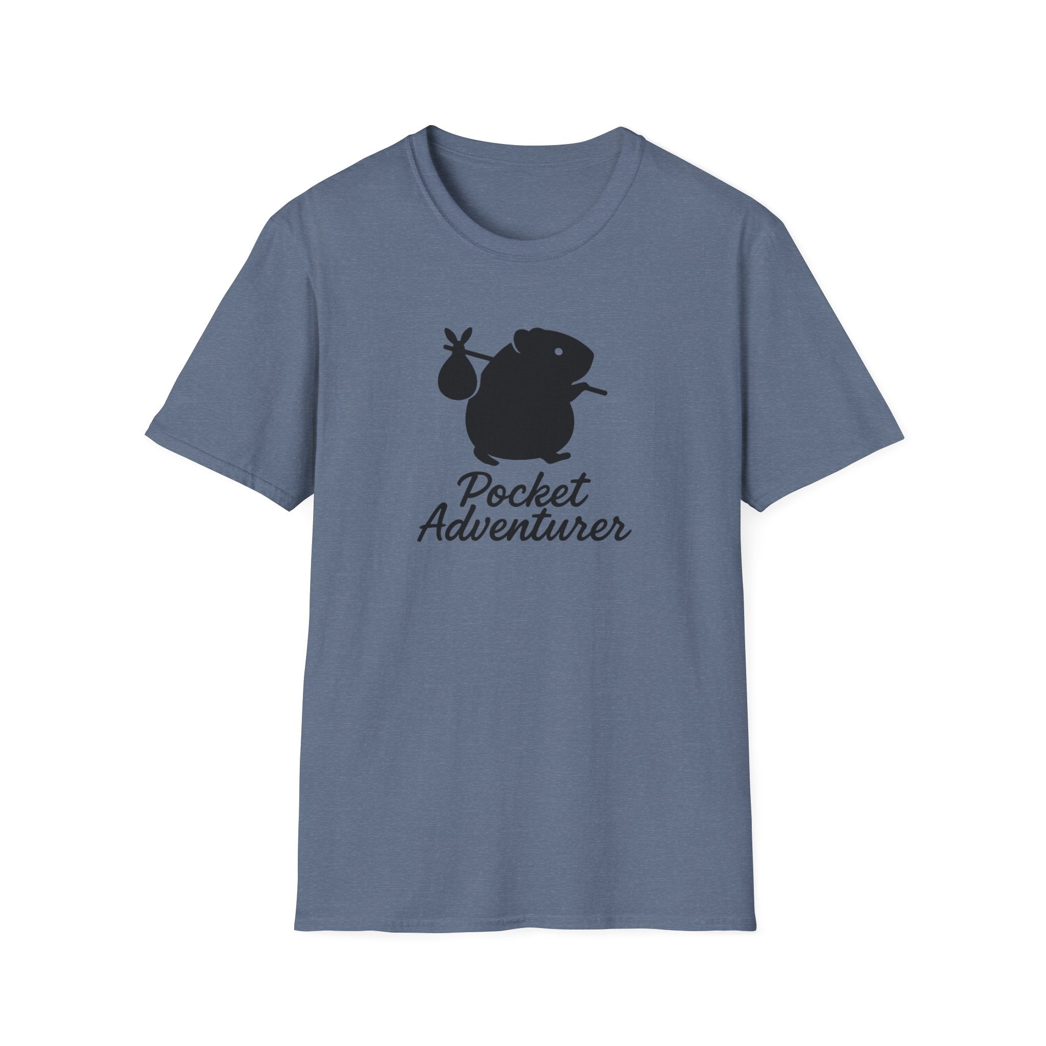 Pocket Adventurer T-Shirt — Cute Hiking Mouse Graphic Tee