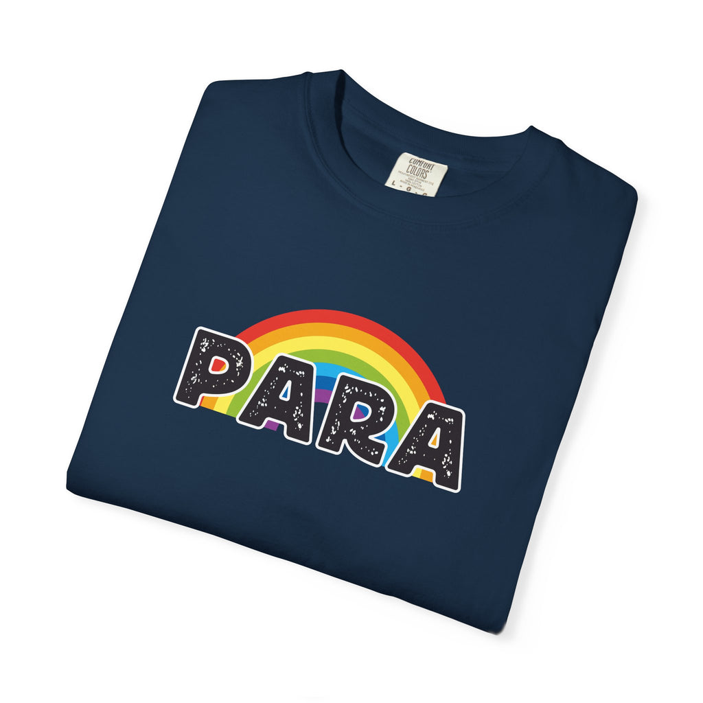 PARA Rainbow Graphic T-Shirt – Colorful Pride-Inspired Lettering