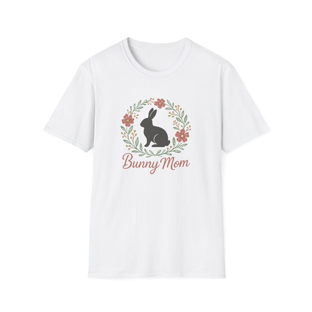 Bunny Mom T-Shirt — Floral Rabbit Mother's Day Tee