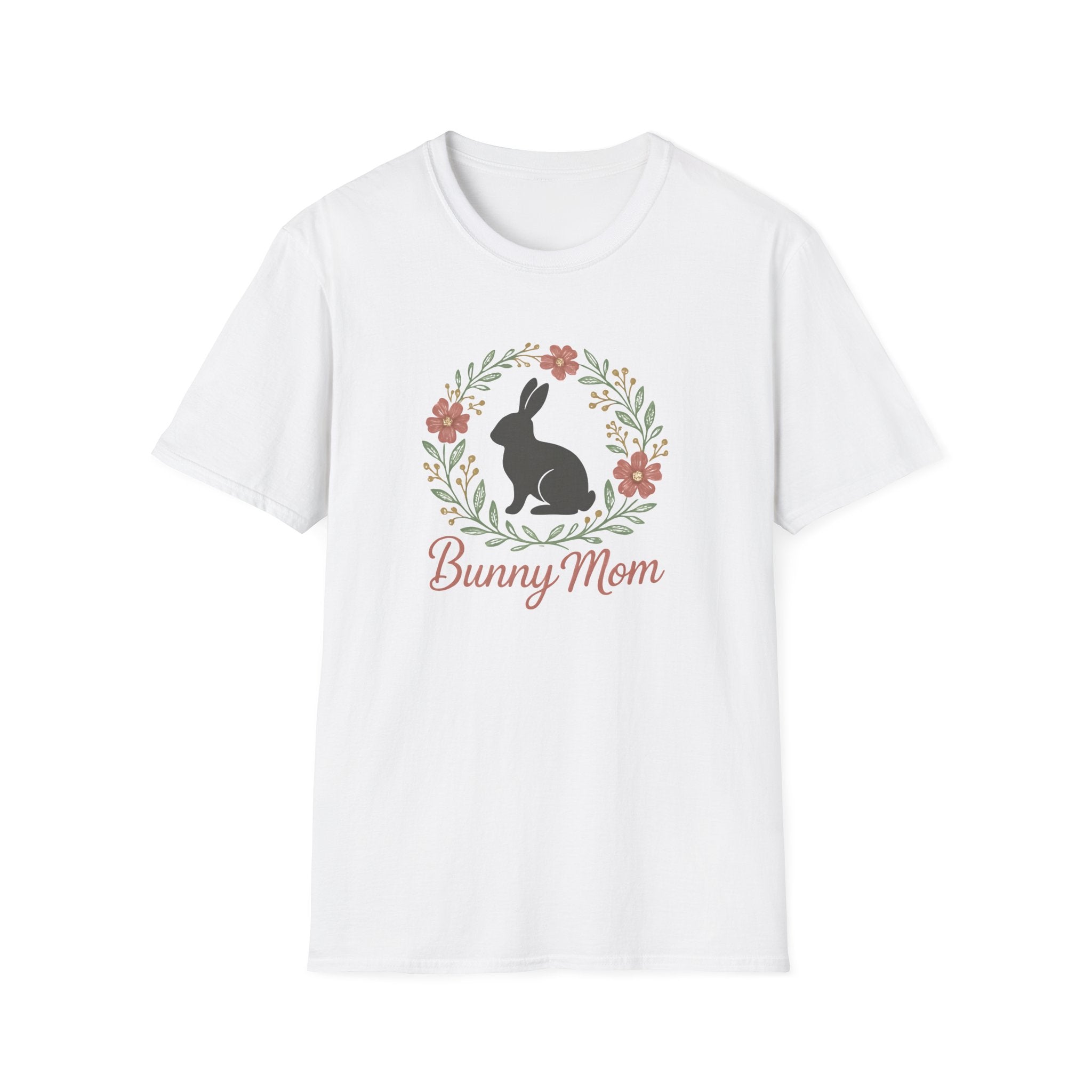 Bunny Mom T-Shirt — Floral Rabbit Mother's Day Tee