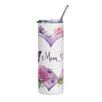Mothers Day  Butterfly & Rose 20oz Stainless Tumbler