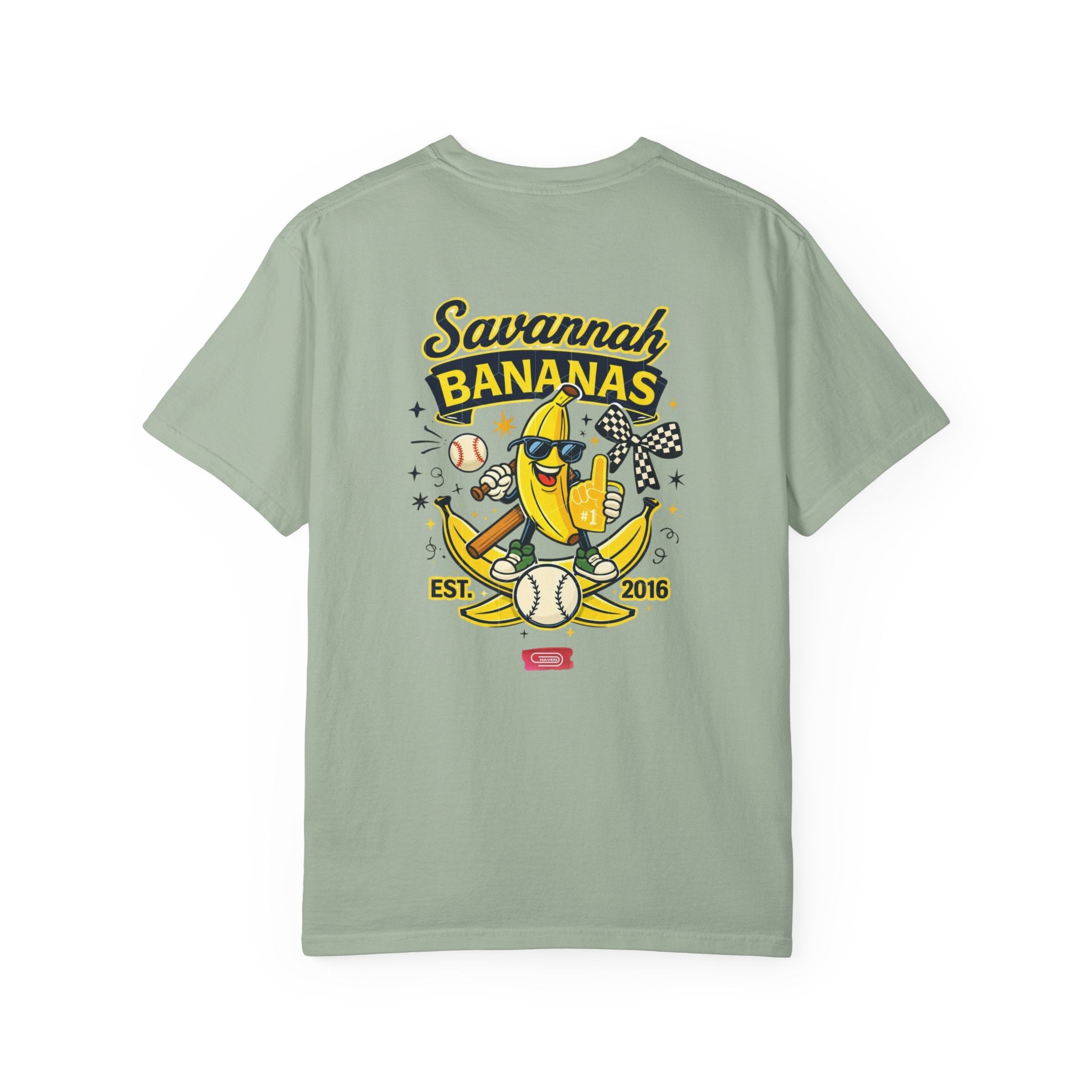 Savannah Bananas Baseball T-Shirt — Retro Banana Mascot Tee