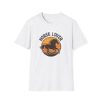 Horse Lover T-Shirt — Running Horse Sunset Graphic Tee