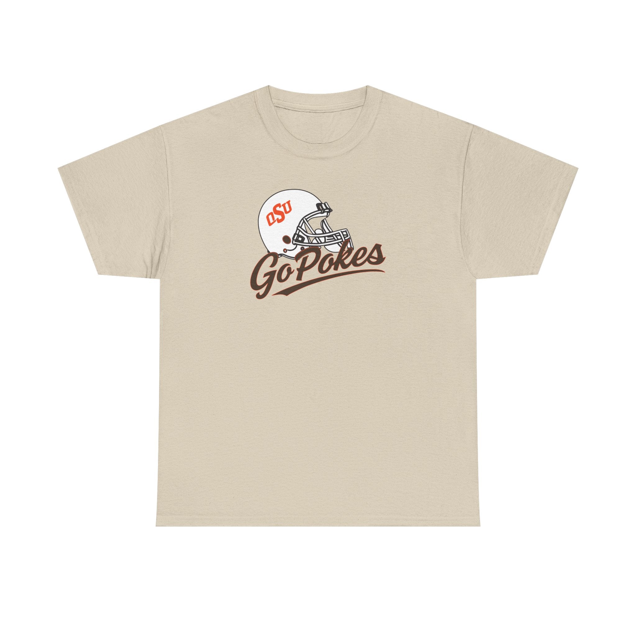 Go Pokes Tee — OSU Football Helmet Vintage Logo T-Shirt