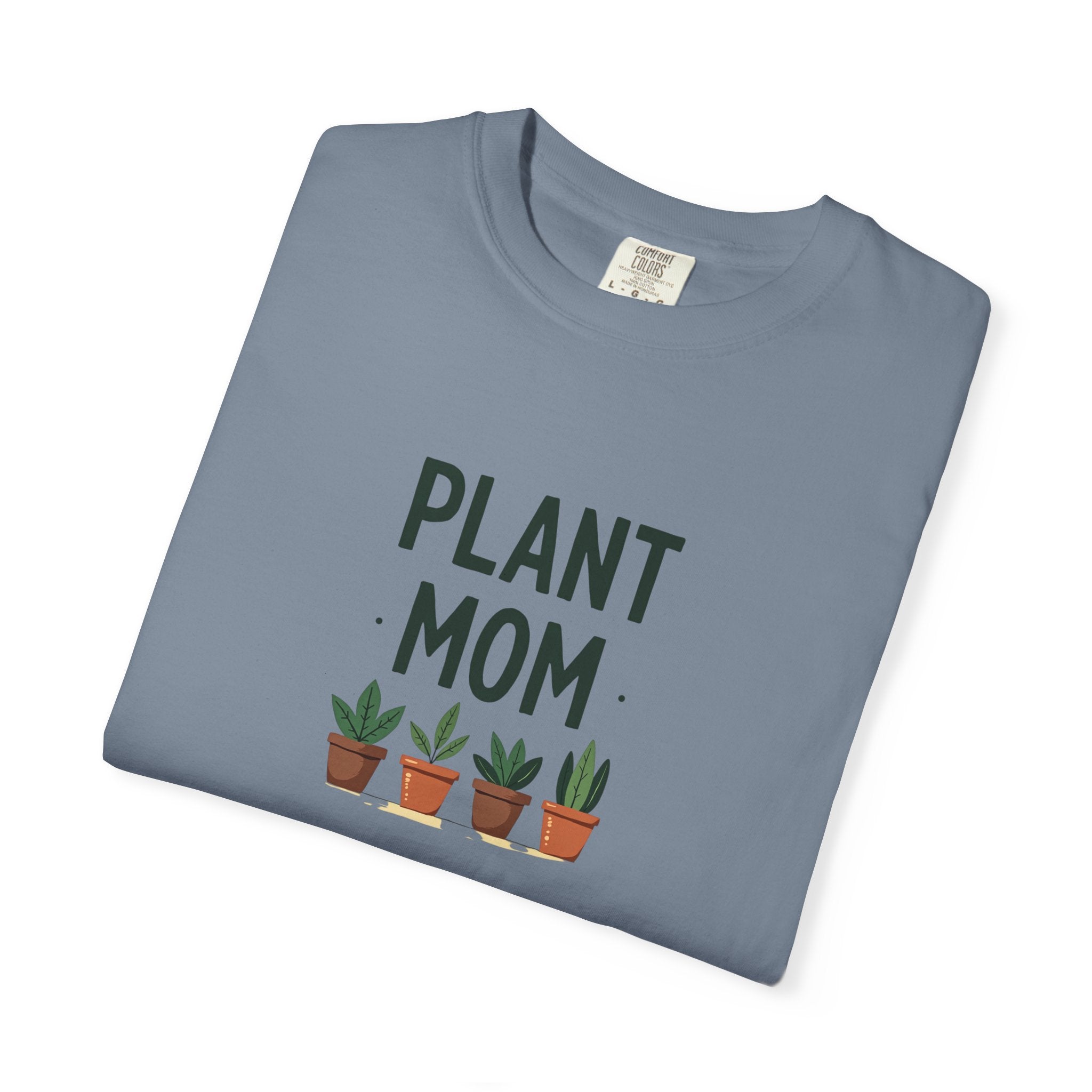 Plant Mom T-Shirt — Cute Potted Plants Graphic Tee for Plant Lovers