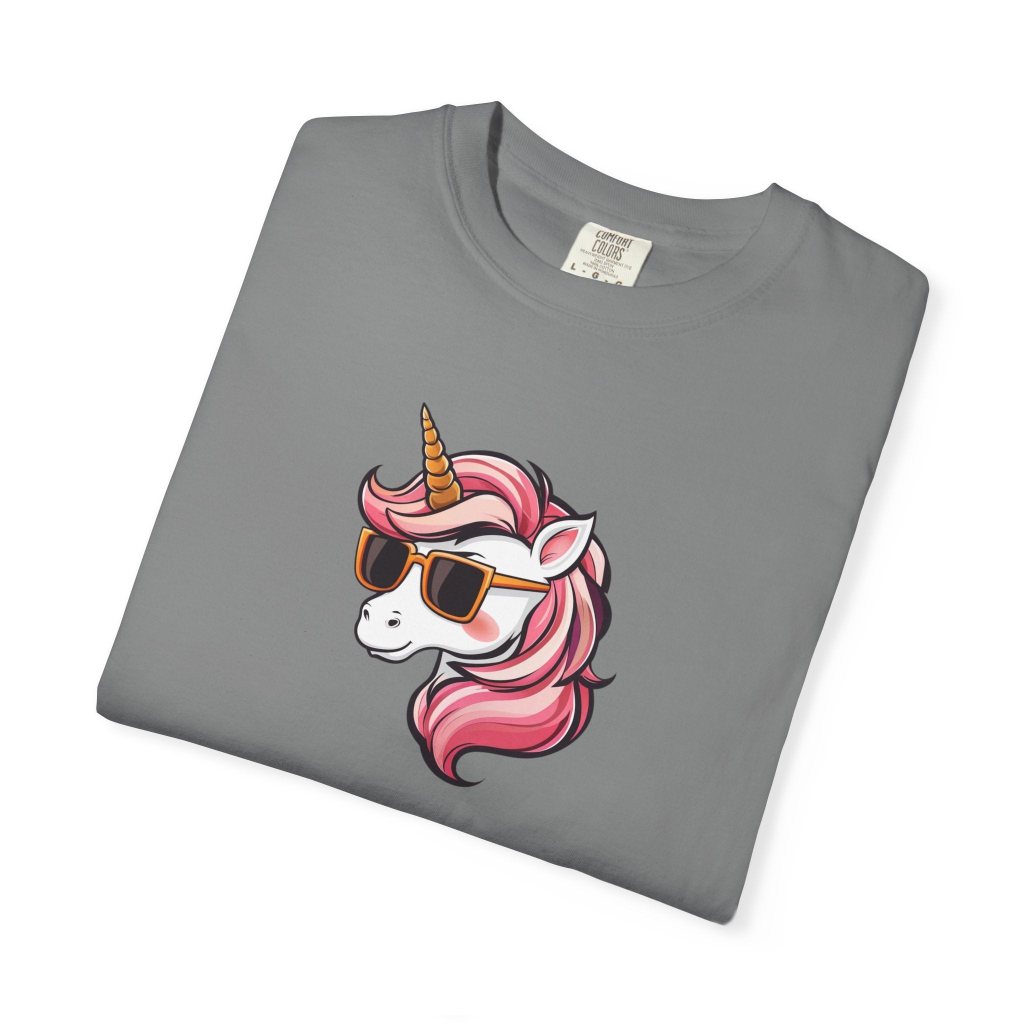 Cool Unicorn T-Shirt — Sunglasses Pink Unicorn Graphic Tee
