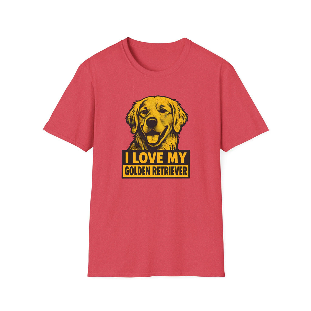 I Love My Golden Retriever T-Shirt — Cute Dog Lover Tee