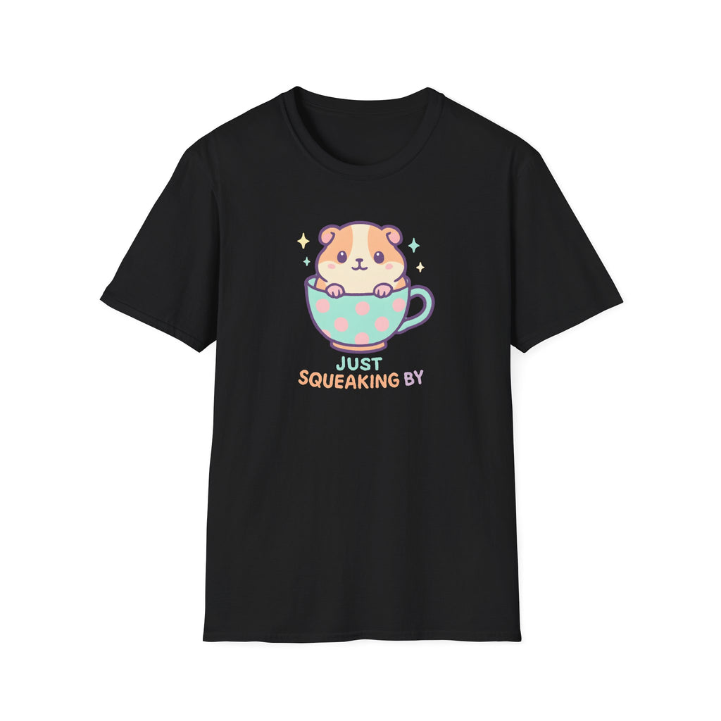 Cute Hamster Tee — "Just Squeaking By" Graphic T-Shirt