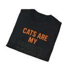 Cats Are My Favorite People T-Shirt — Funny Cat Lover Tee
