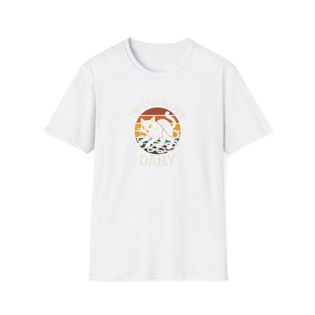 Surf Daily Graphic T-Shirt — Retro Sunset Wave Tee