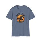 Horse Lover T-Shirt — Running Horse Sunset Graphic Tee