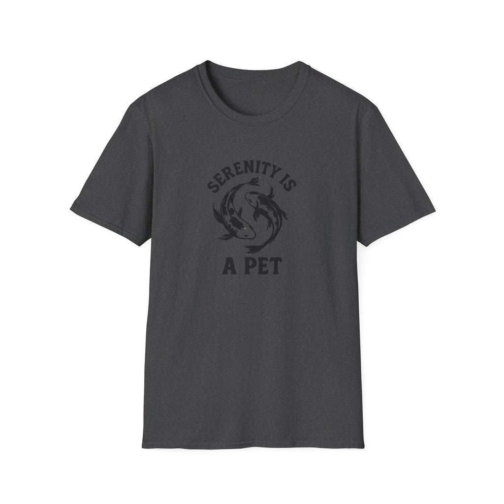 Serenity Is a Pet T-Shirt — Relaxing Koi Fish Design for Pet Lovers