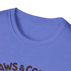 Paws & Coffee Corgi T-Shirt — Cute Dog Lover Coffee Tee