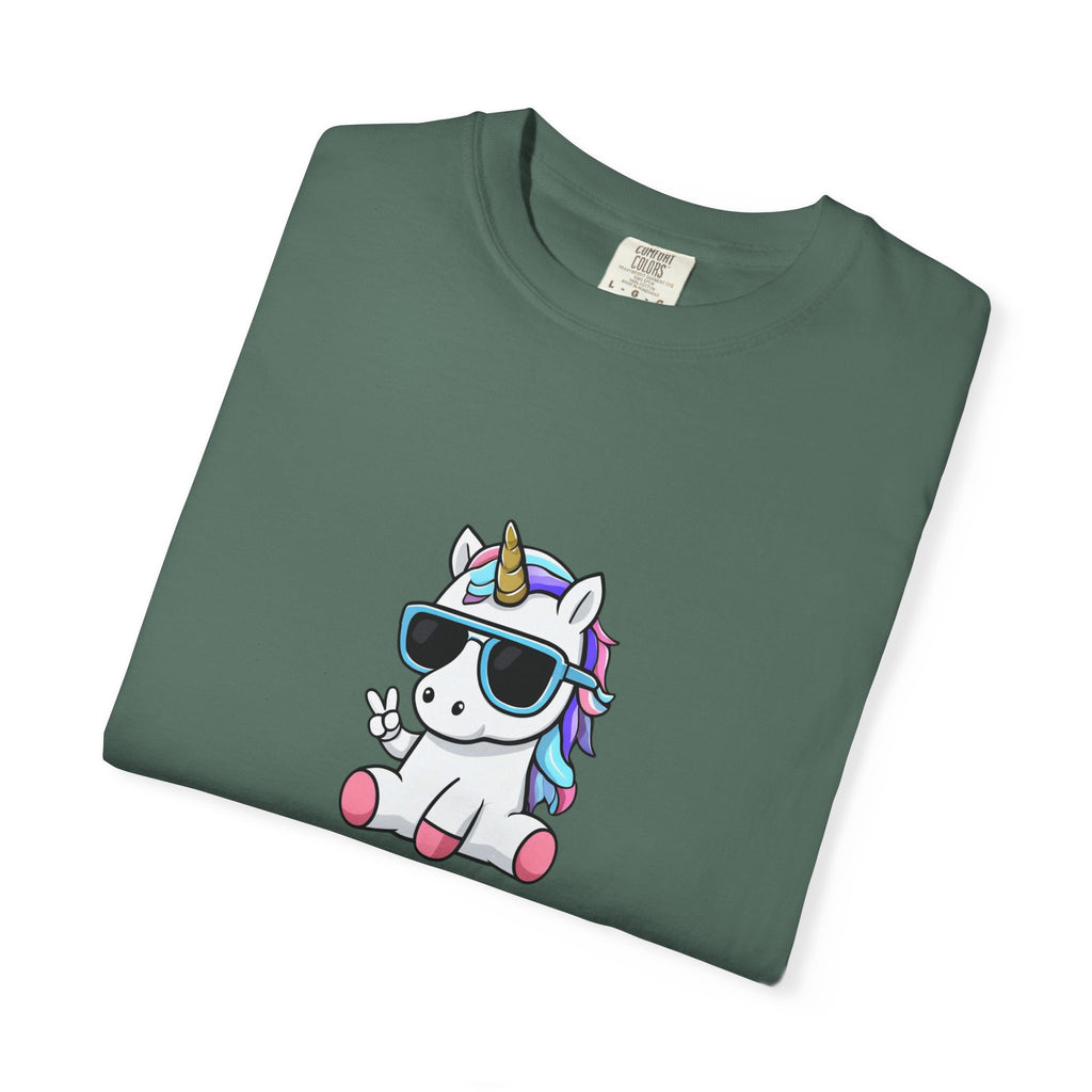 Unicorn Chill T-Shirt — Cute Sunglasses Unicorn Graphic Tee