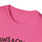Paws & Coffee Corgi T-Shirt — Cute Dog Lover Coffee Tee