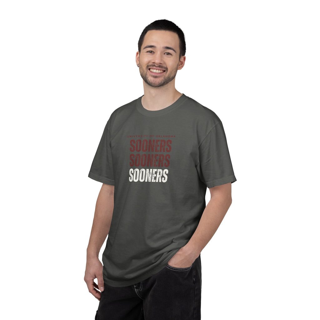 Sooners Stack T‑Shirt — University of Oklahoma Vintage Collegiate Tee