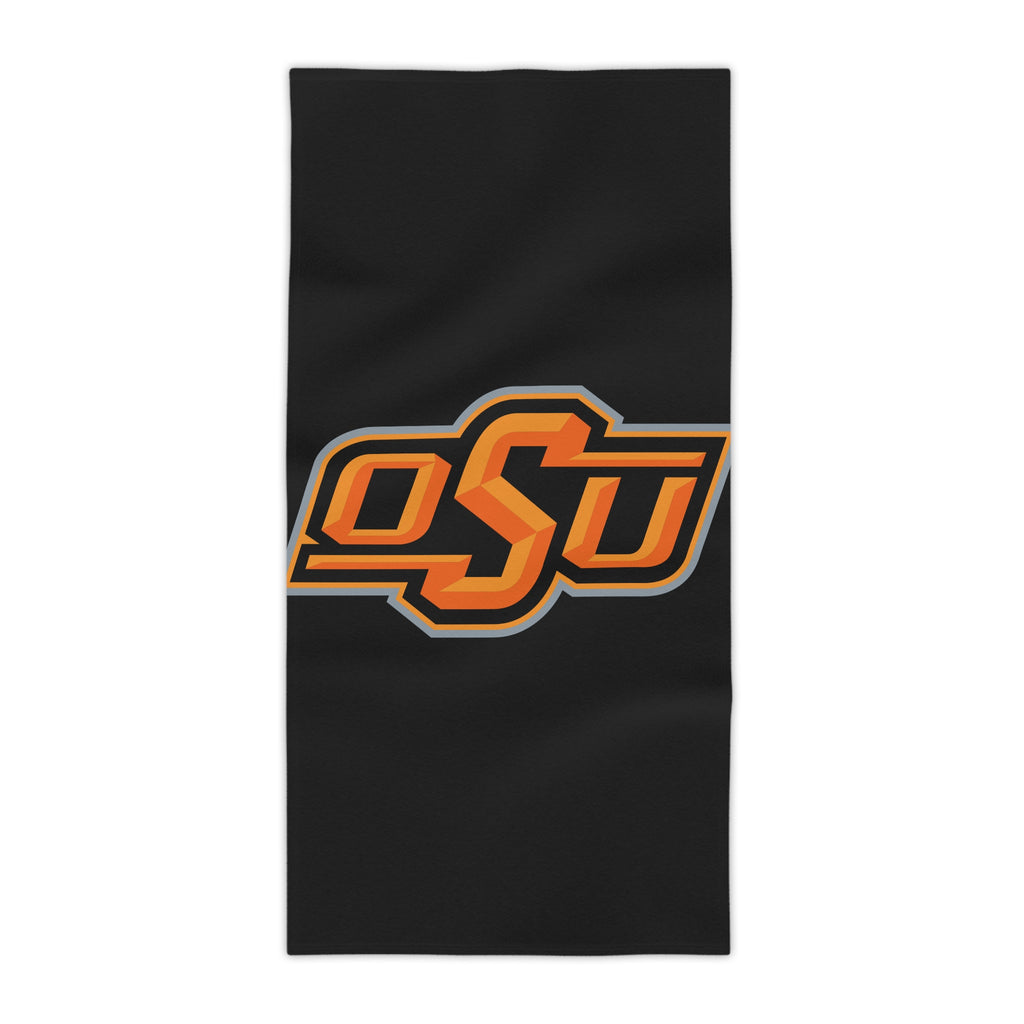 OSU Logo Beach Towel – Collegiate Orange & Black Pool / Stadium Towel