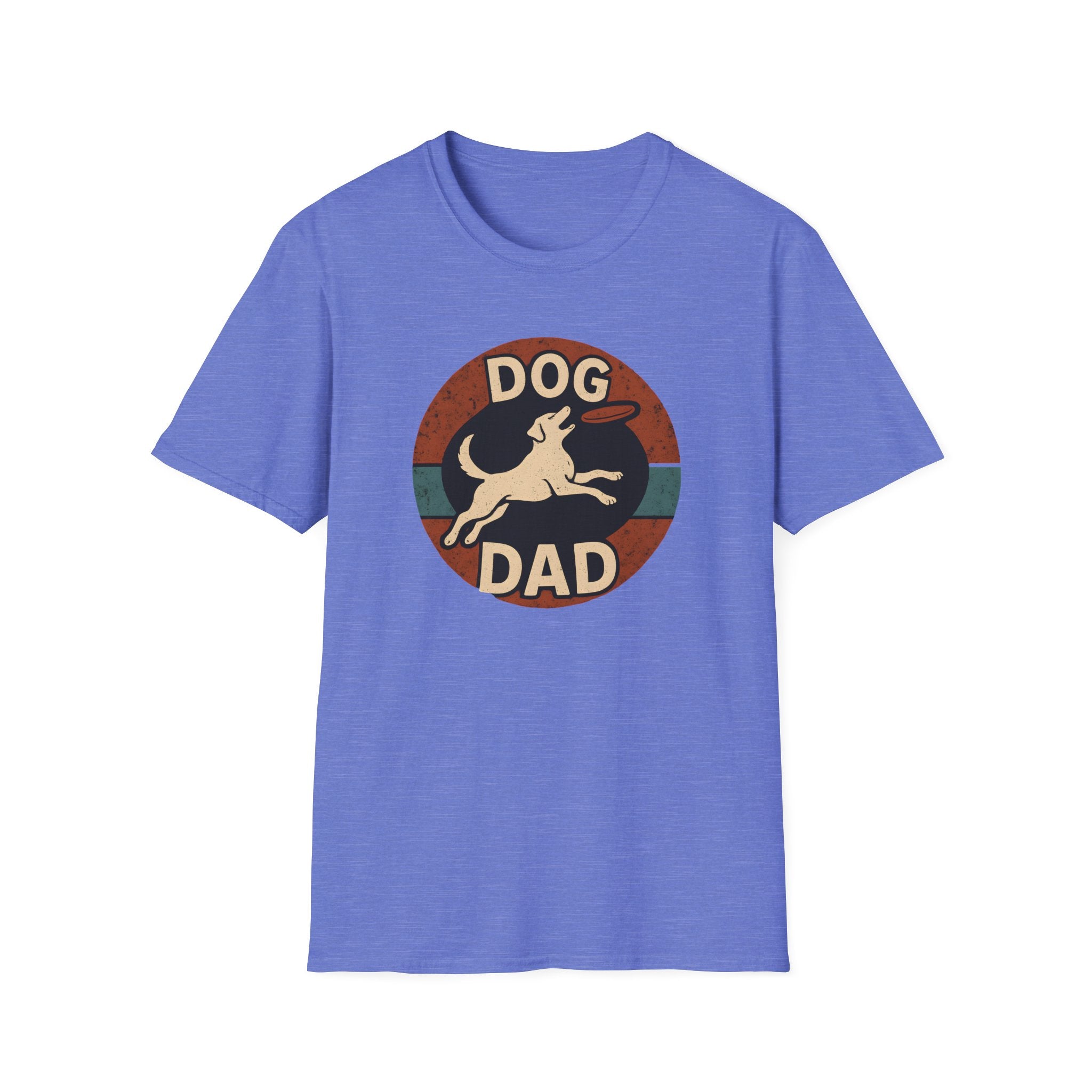 Dog Dad T-Shirt – Retro Running Dog Graphic, Funny Father’s Day Gift for Pet Owners