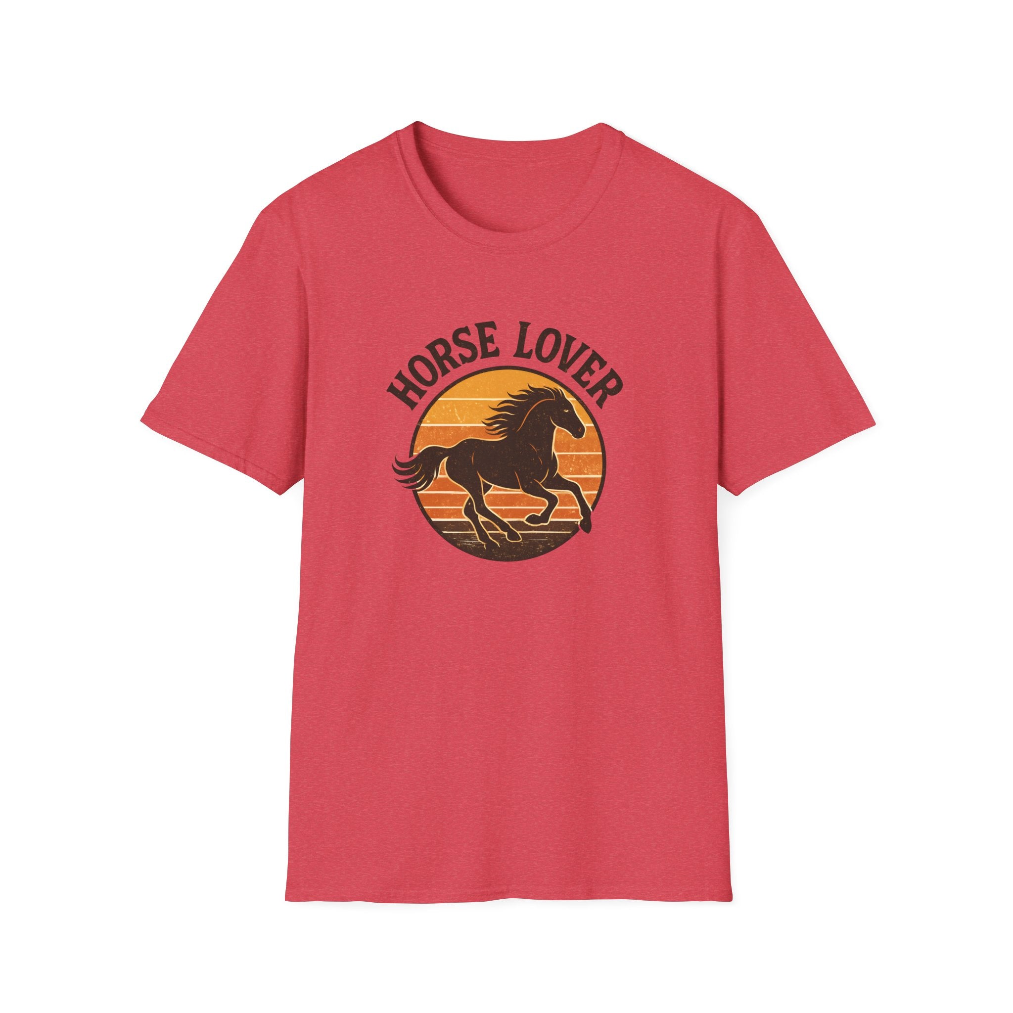 Horse Lover T-Shirt — Running Horse Sunset Graphic Tee