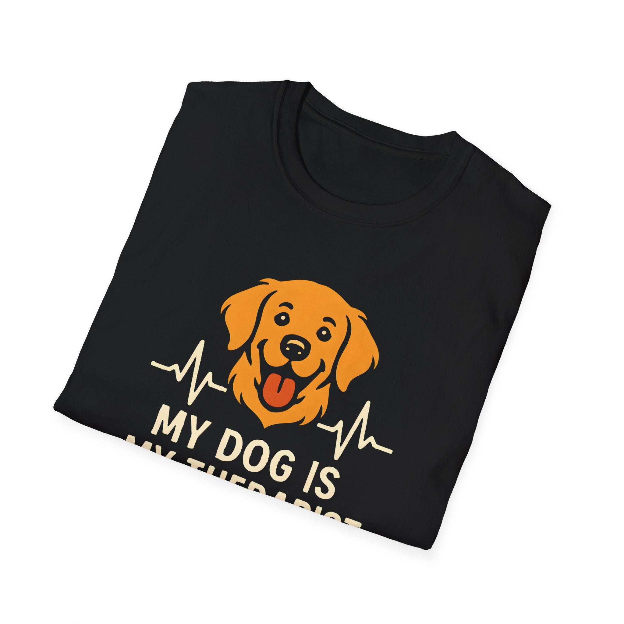 Dog Therapist T-Shirt — "My Dog Is My Therapist" Pet Lover Tee