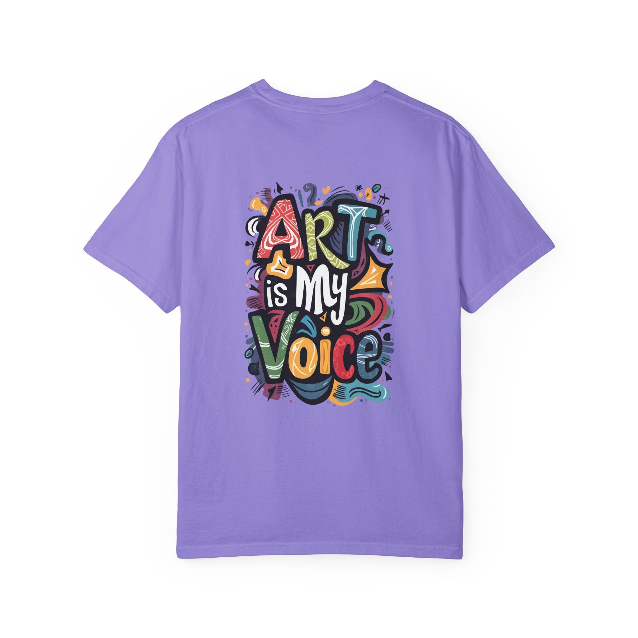 Art Teacher T‑Shirt — "Art is My Voice" Colorful Teacher Shirt