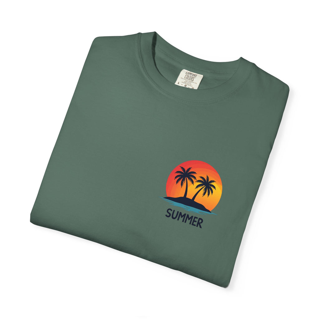 Summer Palm T-Shirt — Sunset Graphic Tee
