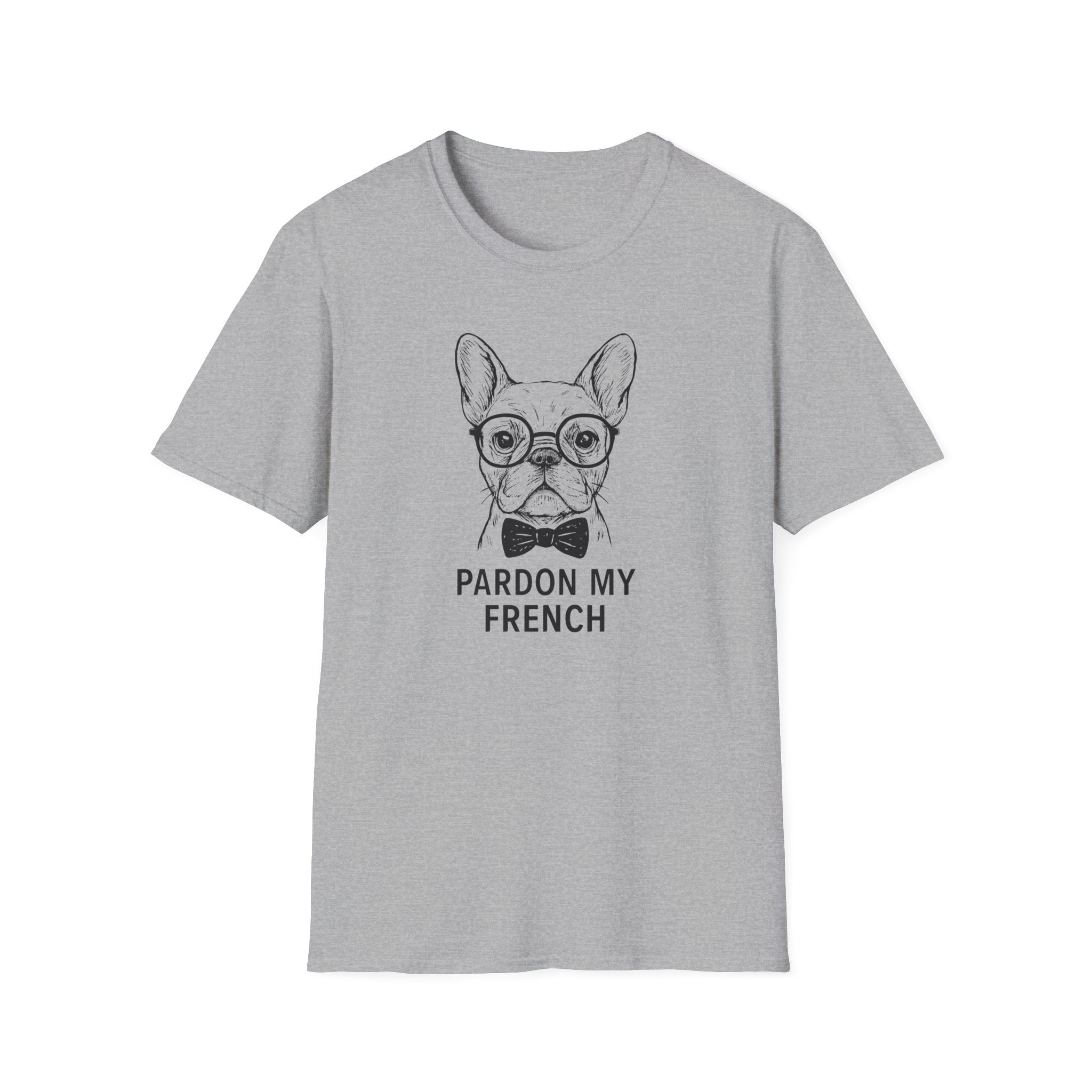 French Bulldog Graphic T-Shirt — "Pardon My French" Cute Dog Tee