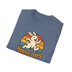 Hoppy Days Ahead T-Shirt — Retro Bunny Easter Tee