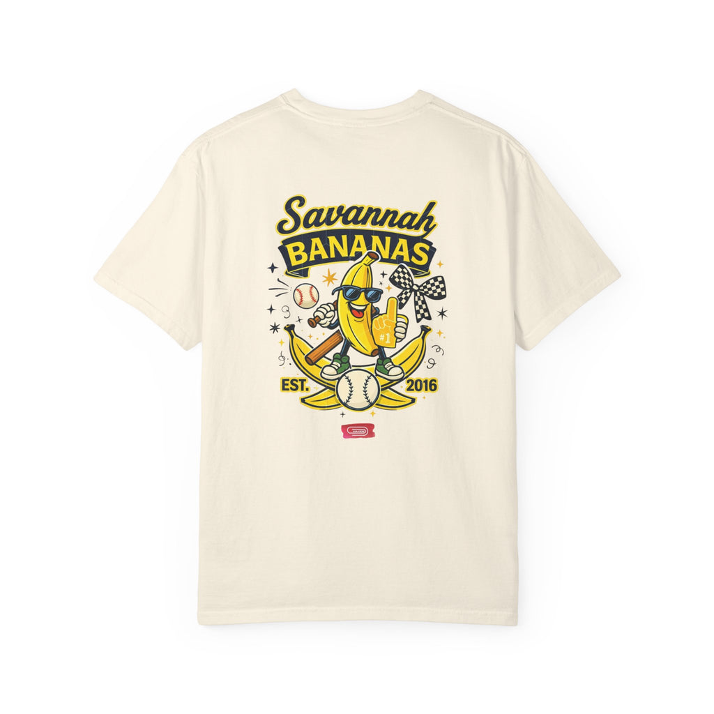 Savannah Bananas Baseball T-Shirt — Retro Banana Mascot Tee