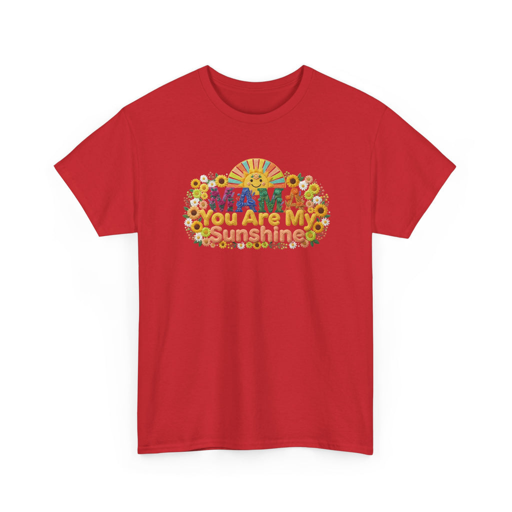 Mama You Are My Sunshine T-Shirt — Floral Retro Mother's Day Tee