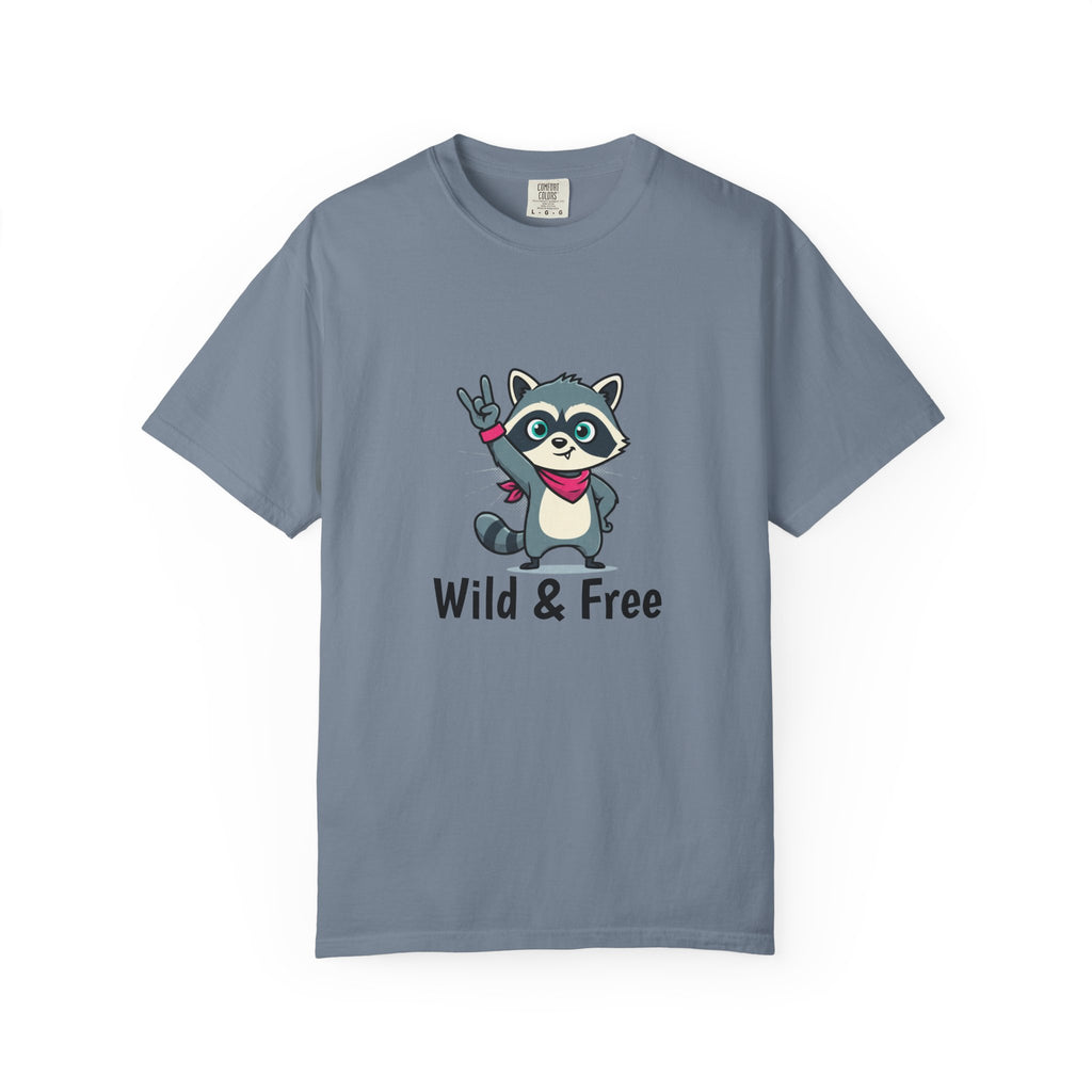 Raccoon "Wild & Free" T-Shirt