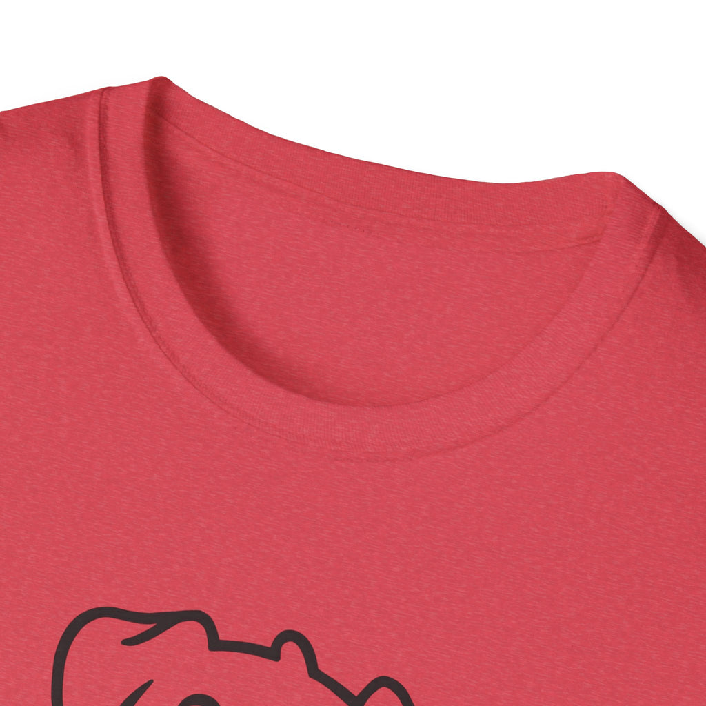Dog Outline T-Shirt - Cute Happy Puppy Graphic Tee