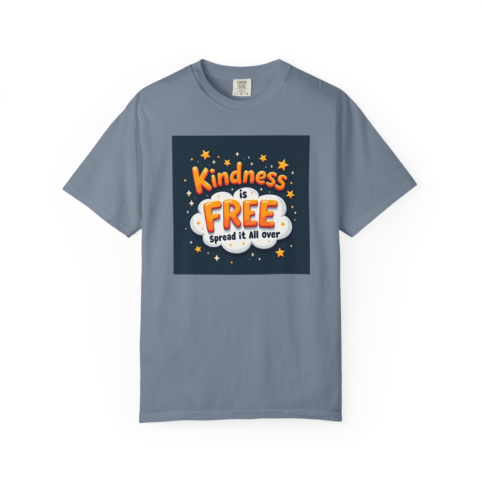 Kindness Is Free T-Shirt — 'Spread It All Over' Positive Graphic Tee