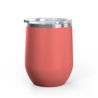 Wine Tumbler - "I Don't Give a Sip" 12oz Insulated Stainless Steel Wine Cup