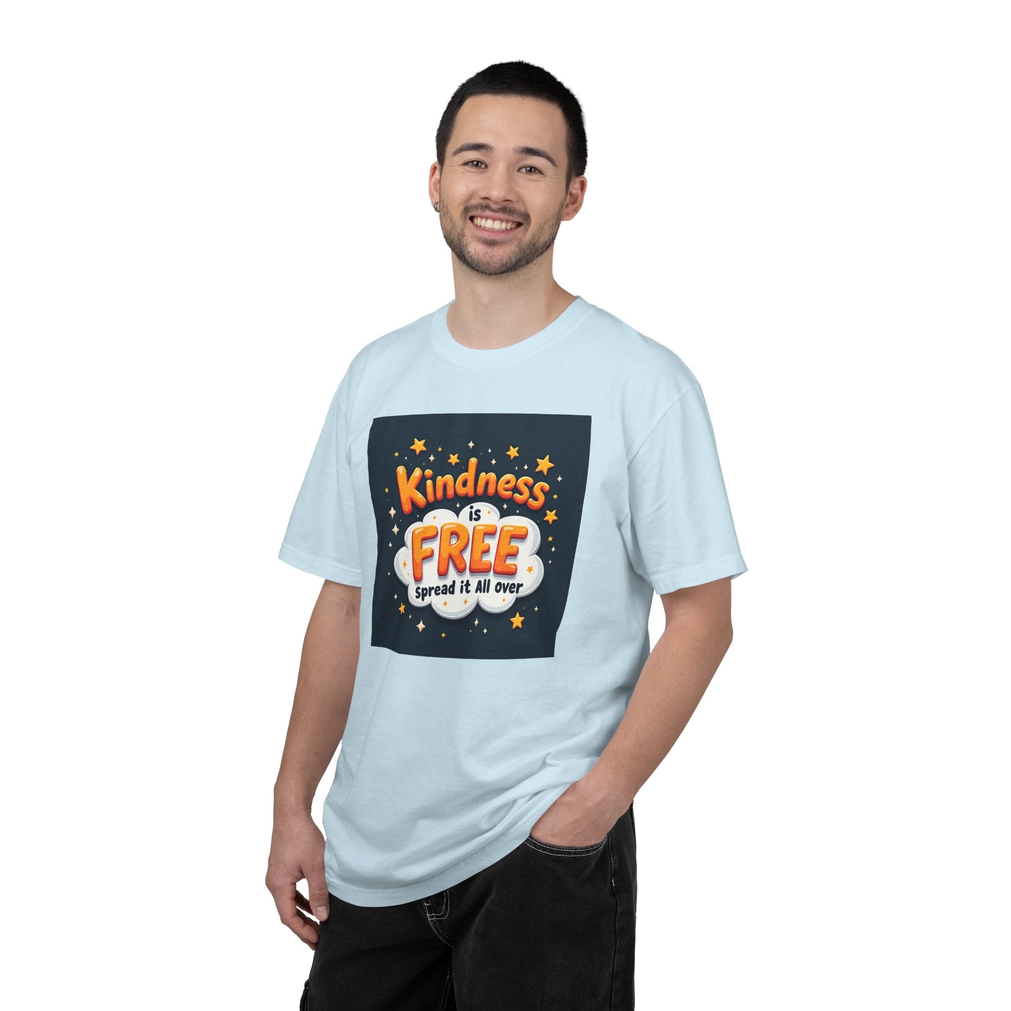 Kindness Is Free T-Shirt — 'Spread It All Over' Positive Graphic Tee