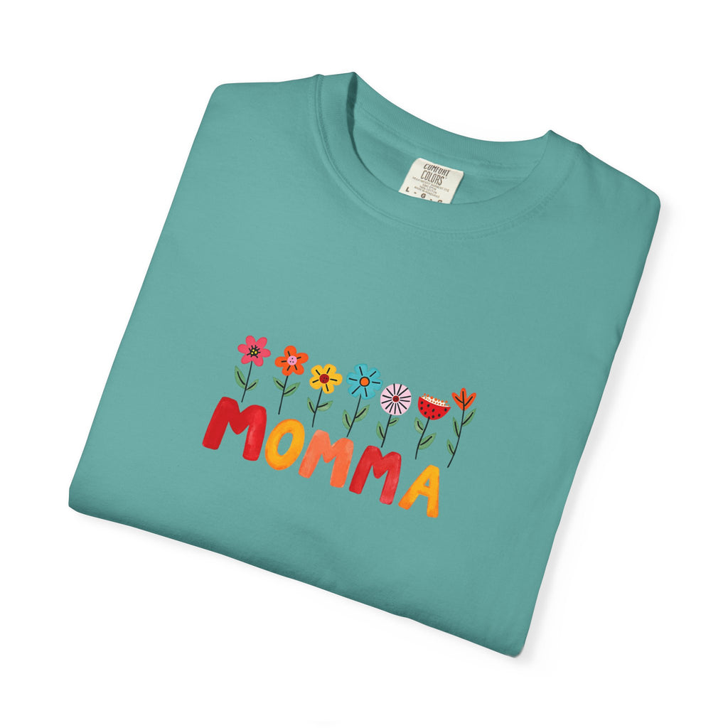 Momma Floral T-Shirt — Cute Colorful 'MOMMA' Mother's Day Tee
