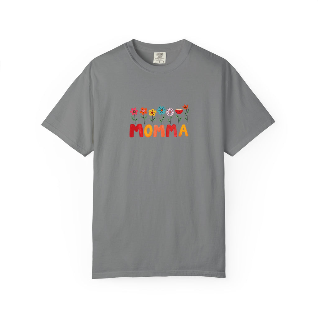 Momma Floral T-Shirt — Cute Colorful 'MOMMA' Mother's Day Tee