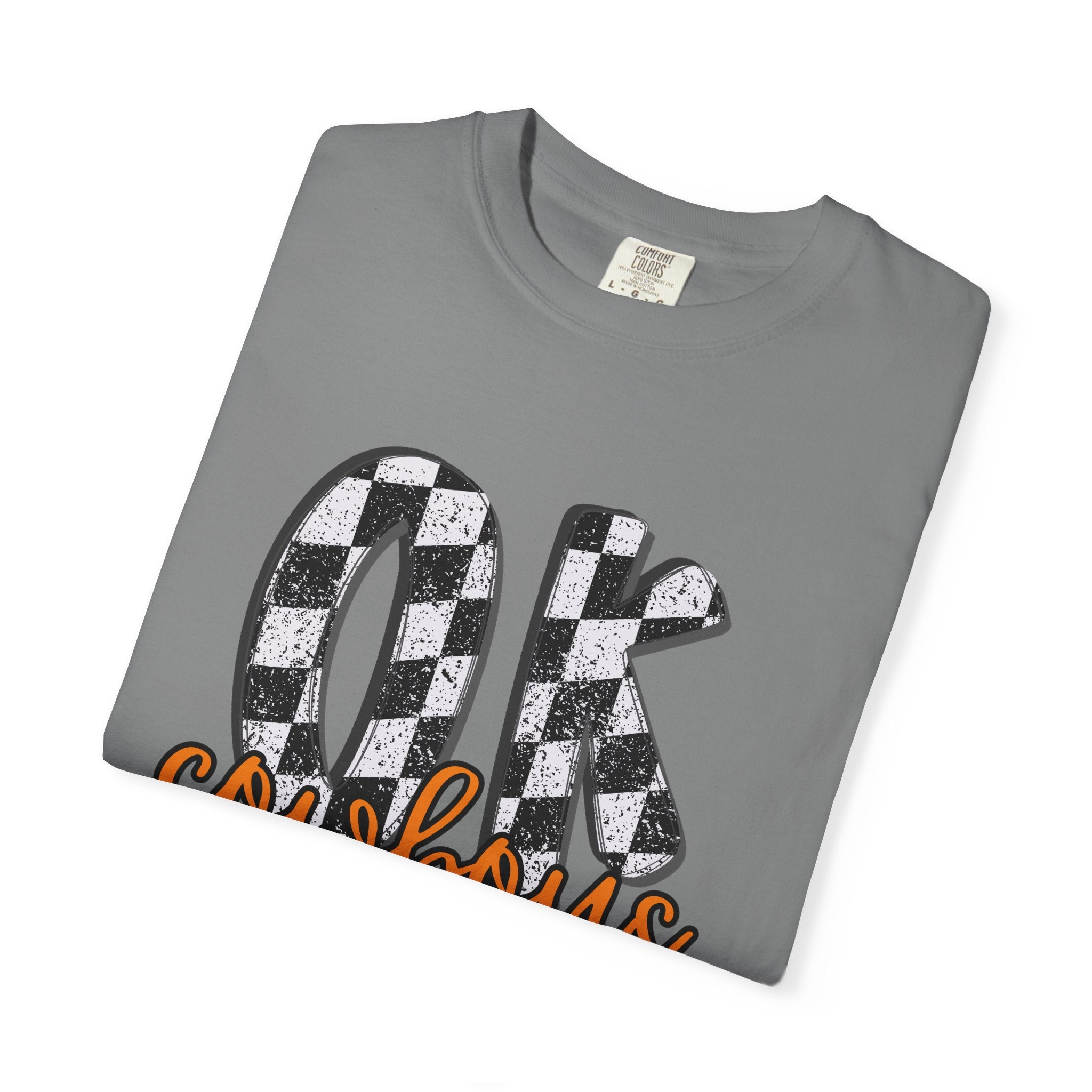OK Cowboys Buffalo Check Graphic T-Shirt